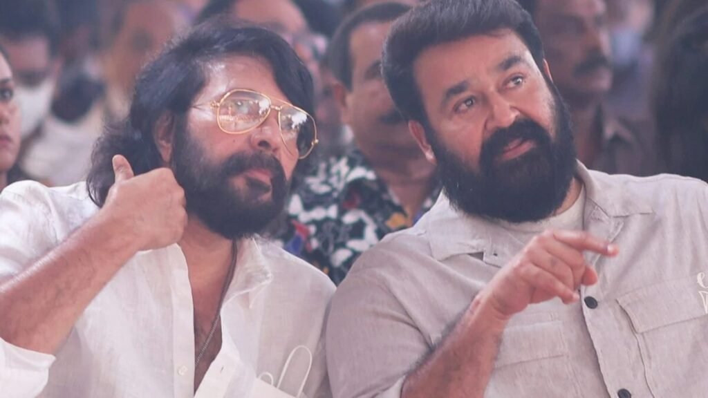 mammootty and mohan lal ion sri lanka for new movie shoot