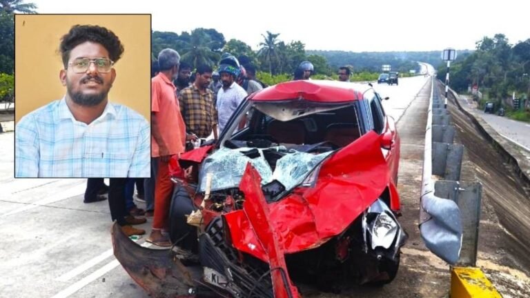 കഴക്കൂട്ടം എലിവേറ്റഡ് ഹൈവേയിൽ വാഹനാപകടം; ഒരാൾ മരിച്ചു , രണ്ട് പേർ ഗുരുതരാവസ്ഥയിൽ